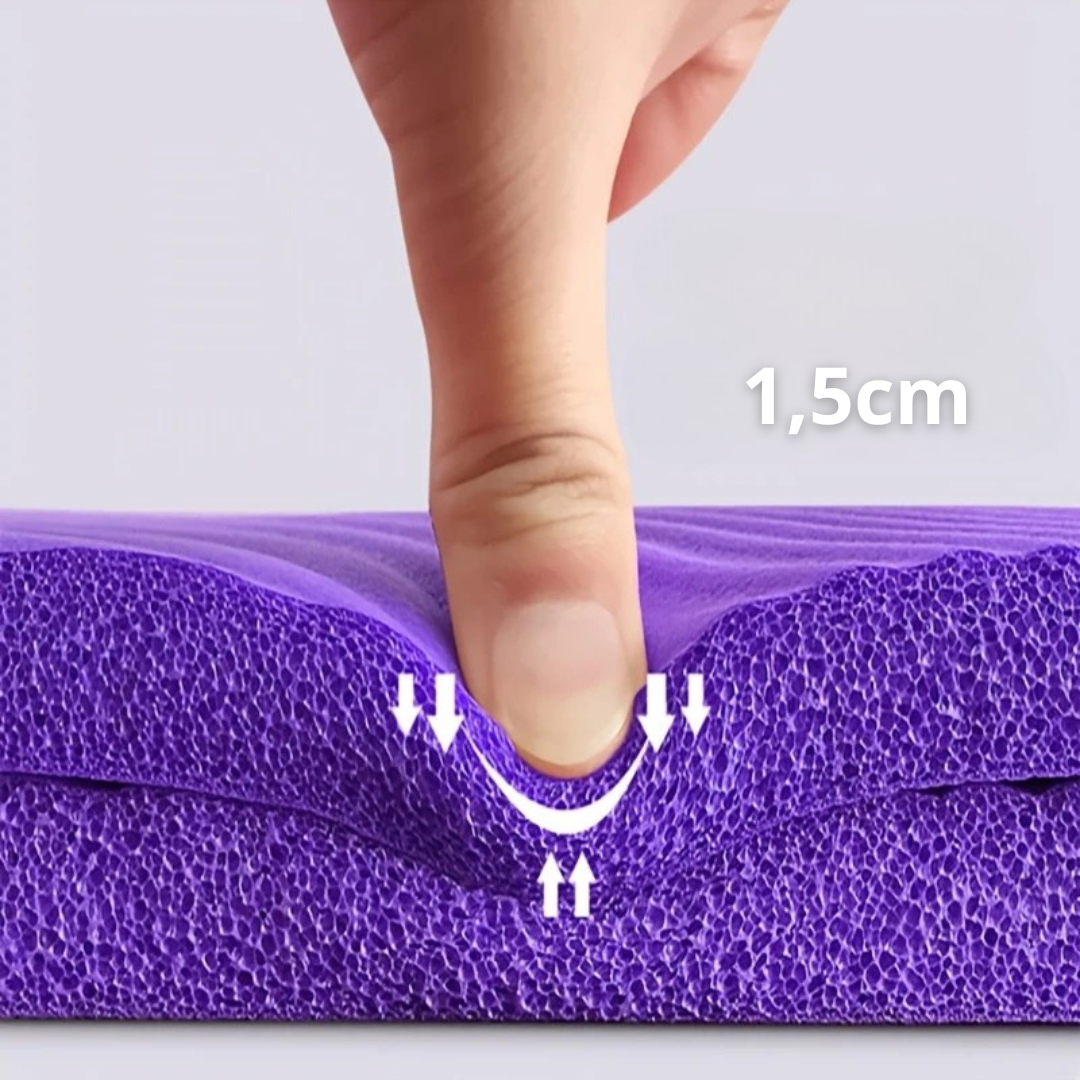Yoga matte - 1,5cm tykk
